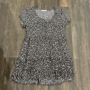 Printed mini dress